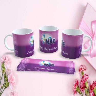 Imagem de Caneca de Porcelana Mães Estampa 111 Presente Dia das Mães 325ML Decorada Branca Outras Marcas