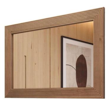 Imagem de Espelho com Moldura Madeira Macica Taeda 120x80 cm 3315U Festra - Mila