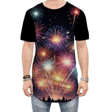 Imagem de Camiseta Longline Fogos de Artifício Rojões Ano Novo 6 - Kasubeck Stor