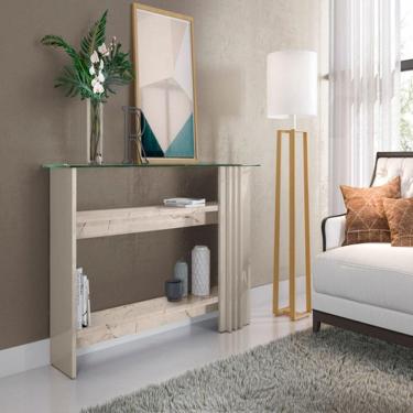 Imagem de Aparador Frizz Calacata/off White - Vrk Comercio On-line