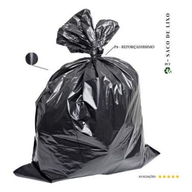 Imagem de Saco De Lixo 100 Litros Reforçadissimo- P8 - 20 Unidades - Higipack
