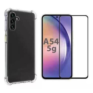 Imagem de Kit Capa Anti Impacto Samsung Galaxy A54 5G + Película Vidro 3D - SM