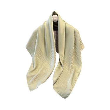 Imagem de Lenço De Chiffon Com Estampa Geométrica Para Mulheres, Faixa De Cabeça