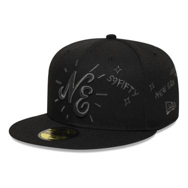 Imagem de NE NEW ERA SCRIBBLE 59FIFTY NEWERA BLKMTG-Masculino