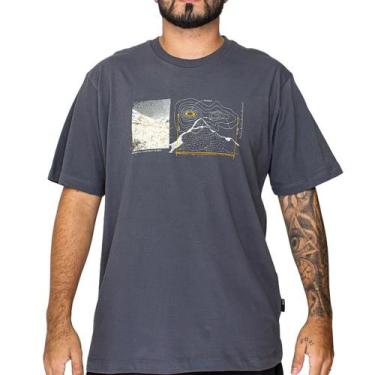Imagem de Camiseta Oakley Scale Mountain SS WT26 Masculina Dark Grey, G, Tundora