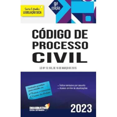 Imagem de Código De Processo Civil - Série Estudos Legislação Seca 2023 - 9ºED. 