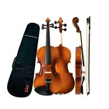 Imagem de Violino Acústico 4/4 Scv F44 Fosco Scarlet - Preto - SCARLETT