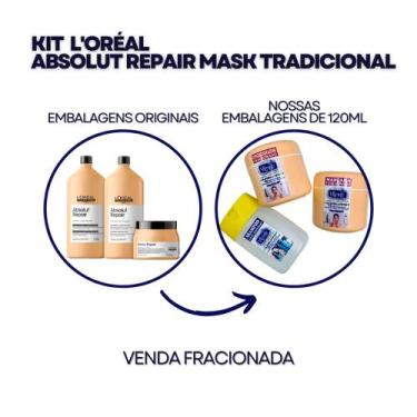 Imagem de Kit Absolut Repair Gold Quinoa Fios M/G L'oréal Paris Professionnel 3 