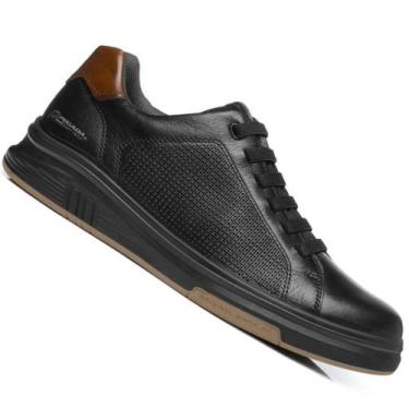 Imagem de Sapatenis Pegada 112301 Masculino, Preto, Preto, 42