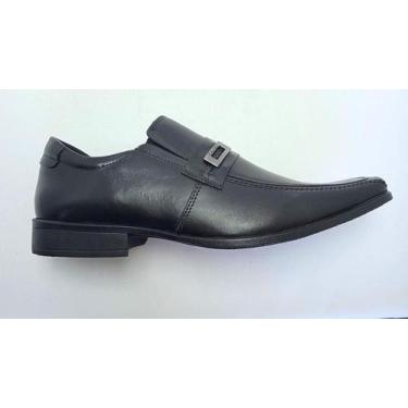 Imagem de Sapato social calvest 3423 d051, Couro preto, 37