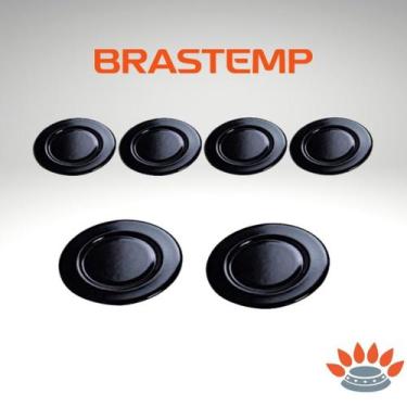 Imagem de Kit Espalhador para Fogão Brastemp Clean Ative/eva - 2 G e 4 P - consu