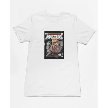Imagem de Camiseta Poster Pop Style Inspiração HE MAN Estampa DTF 100% Algodão P