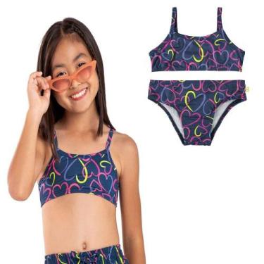 Imagem de Biquíni Infantil Coração Proteção UV 50+ Boca Grande, 1