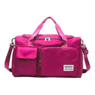 Imagem de Bolsa Viagem Academia Passeio Resistente - Transversal, Pink