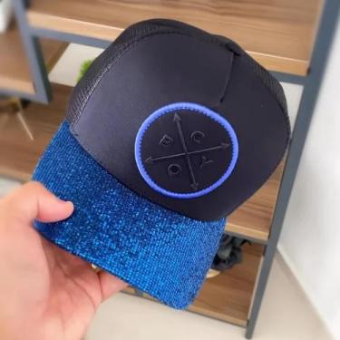 Imagem de Boné choraboy preto e azul brilhante - Willstore 