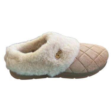 Imagem de Pantufa Feminina Pegada 266017-01 Atoalhado Blush, Areia, 36