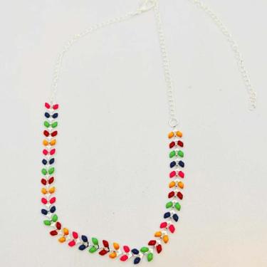 Imagem de Choker Resina Coloridas Ilhéus - Maria Pinho, Prata