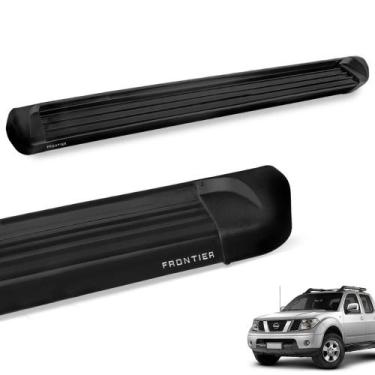 Imagem de Estribo Lateral Frontier 2008 a 2016 Aluminio Preto Track