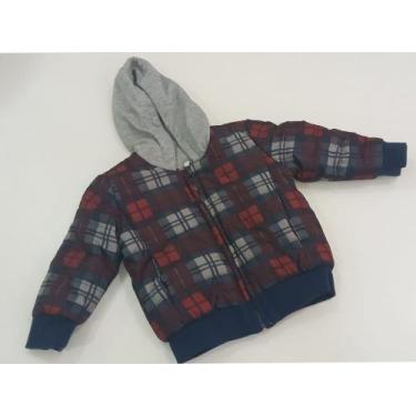 Imagem de Jaqueta  Infantil  - Carinhoso, Vermelho xadrez, 02