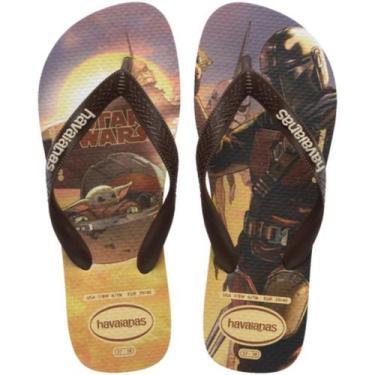 Imagem de Chinelo Havaianas Star Wars Classico Original, 41/42, Bege