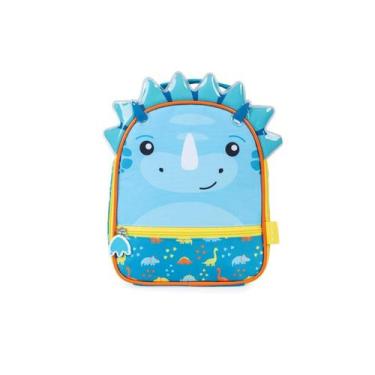 Imagem de Lancheira Escolar Infantil Bagaggio Pets Dino Azul - 0152162