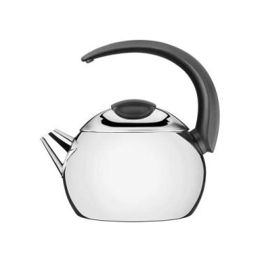 Imagem de Chaleira Tramontina 61482183 2,25l Inox E Preto Inox 61482183