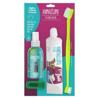 Imagem de Kit Dental Master com Creme Dental, Escova e Spray para hálito sabor M
