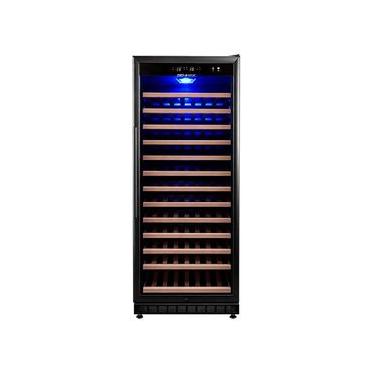 Imagem de ADEGA BENMAX SINGLE ZONE 120 GARRAFAS COM COMPRESSOR ABERTURA PARA DIREITA EM AÇO INOX PRETO 127V BAC120