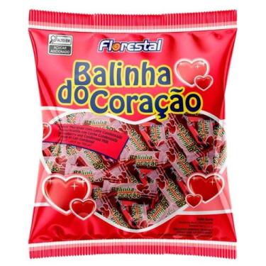 Imagem de Balinha Do Coração Morango Florestal- 48g