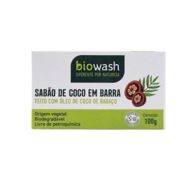 Imagem de Sabão de Coco em Barra Biodegradável Biowash