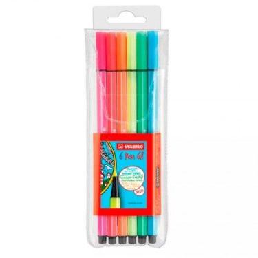 Imagem de Caneta hidrográfica Pen 68-6806-1 Cores Neon estojo com 6 unidades - S