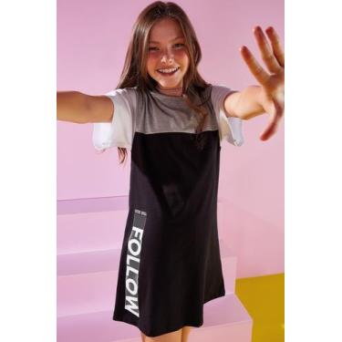Imagem de Vestido Teen M/C Lilimoon 49296, 18, Preto
