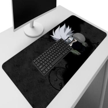 Imagem de Mouse Pad Menino Ninja em Batalha com Nuvens Tapete Gamer para Teclado