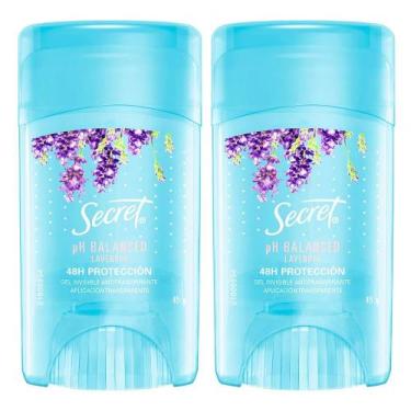 Imagem de Desodorante em Gel Antitranspirante Secret PH Balanceado Lavanda 45g L