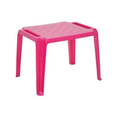 Imagem de Mesa Infantil Tramontina Dona Chica em Polipropileno Rosa