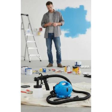 Imagem de 2x Pistola Pintura Elétrica 650W HVLP 800ml Profissional - Congratulat