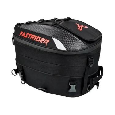 Imagem de Bolsa Traseira Grande Impermeável Para Motocicleta 45L Multifuncional 