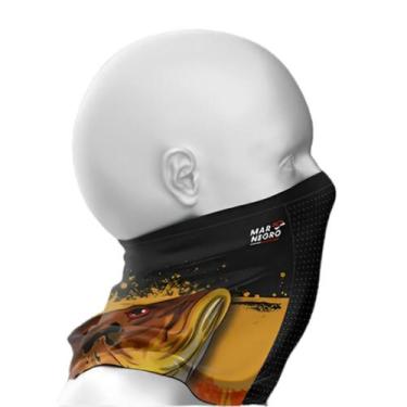 Imagem de Bandana Buff Balaclava Face Protection Poliamida Mar Negro UV+ Pesca C