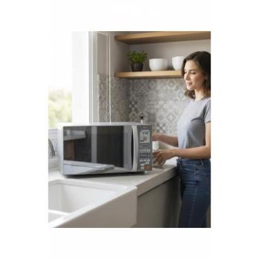 Imagem de Micro-ondas 38L Inox Espelhado c/ Grill - Cozinha Moderna - Congratula