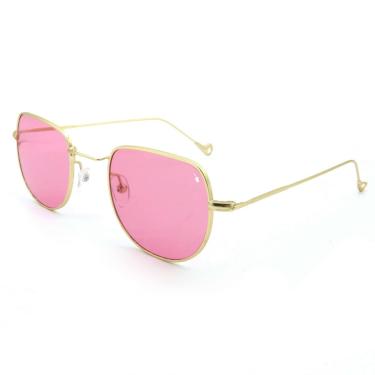Imagem de Óculos Solar Prorider Dourado Com lente rosa - JT063 C3-Masculino