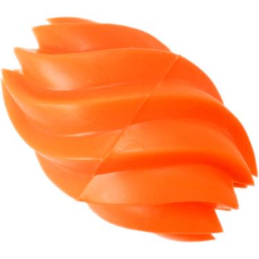 Imagem de Brinquedo Odontopet Bola Americana Flexi Laranja para Cães - Tam. Único