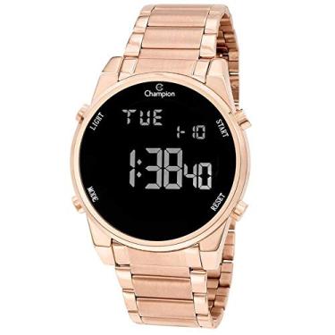 Imagem de Relógio Feminino Digital Rose Gold Champion Original+ NF