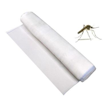 Imagem de Tela Mosquiteira Para Janela Nylon Branca 1,50 X 10M Lahuman