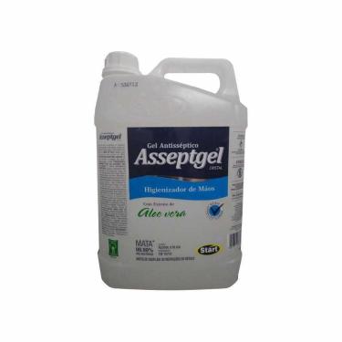 Imagem de Álcool em Gel Antisséptico Asseptgel Cristal Start 4,3kg