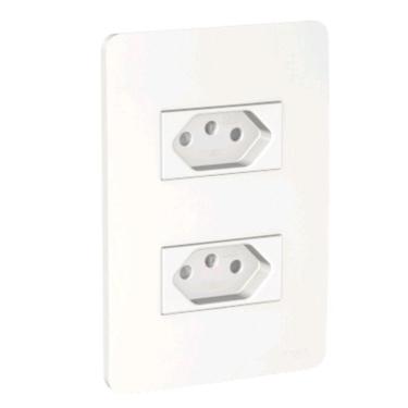 Imagem de Schneider Orion 2 Tomadas 2P+T 10A Branco S71322104