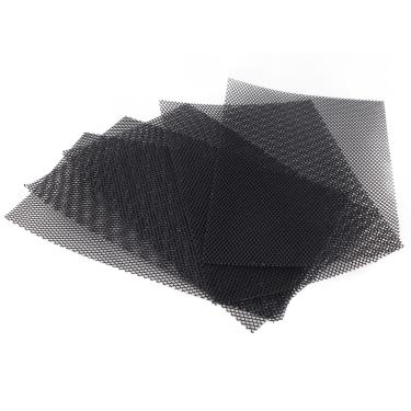 Imagem de malha de furo de vaso de flores de jardinagem de 5 peças,Almofada de malha de furo de vaso de flores, esteira de grade de fundo de pote tela de malha de drenagem para vasos de plantas bonsai fundo(L)