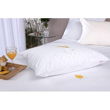 Imagem de Capa Protetora de Travesseiro Repelente a Líquidos, Percal 280 fios, com Zíper, 90cm x 50cm, Lavive