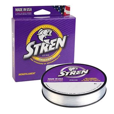 Imagem de Stren Original®, claro/azul fluorescente, 9 kg | Linha de pesca monofilamento de 9 kg, adequada para ambientes de água doce