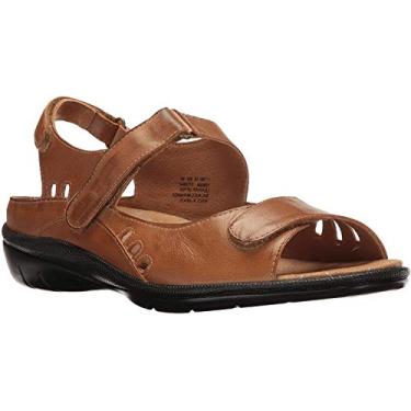 Imagem de Sandália feminina Drew Tide, Cognac Leather, 6.5