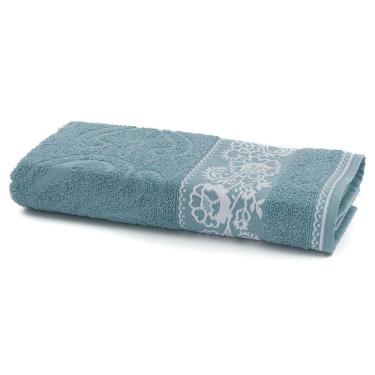 Imagem de Toalha Banho Felpuda 100% Algodão 68 X 140 Cm Fiorella Azul Maya - Valletex
